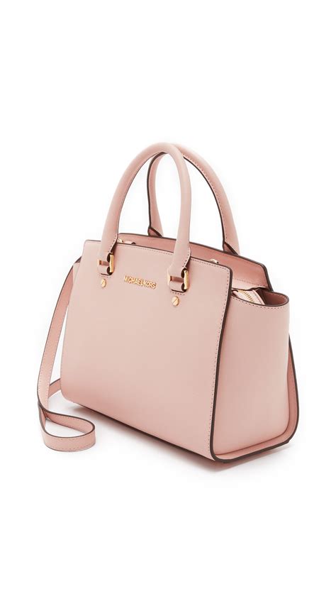 pink michael kors selma bag|michael kors selma satchel.